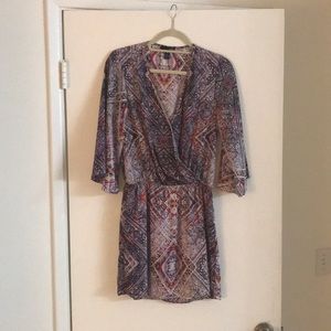 Aqua Mini Dress